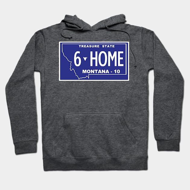 Montana Home - Bozeman, Gallatin County Hoodie by somekindofguru